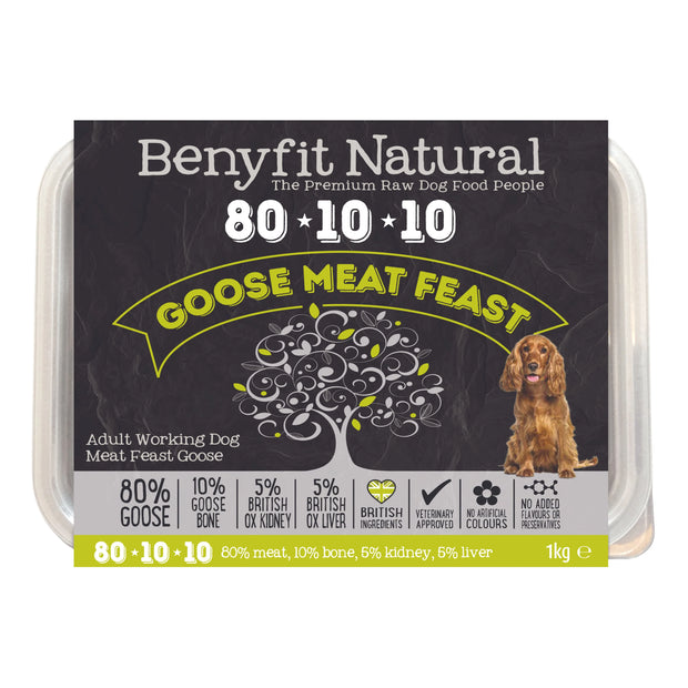BENYFIT NATURAL GOOSE MEAT FEAST 80-10-10 500G