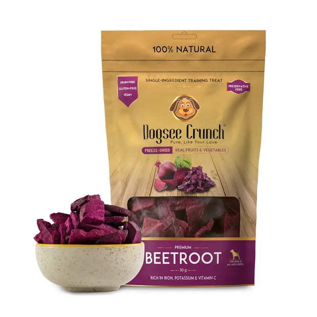 DOGSEE CRUNCH FREEZE  DRIED BEETROOT 10G