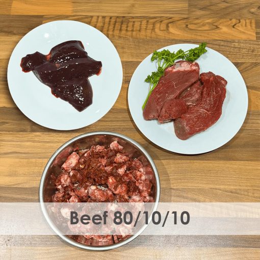 FUR BABY NUTRITION BEEF 80/10/10 1KG