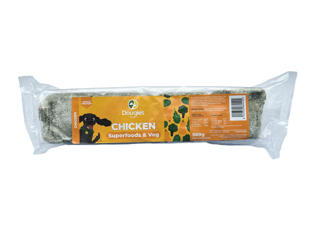 DOUGIES PURE CHICKEN WITH SUPERFOODS COMPLETE 560G