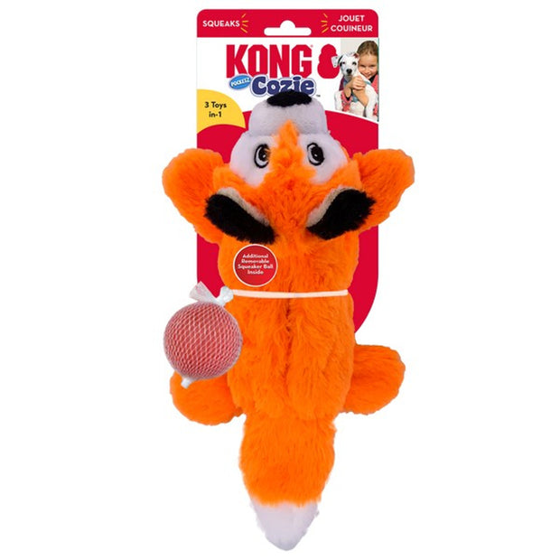 KONG COZIE FOX 3 IN 1 TOY