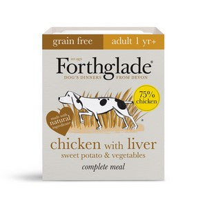 Forthglade Complete Adult Chicken with Liver Grain Free 395g