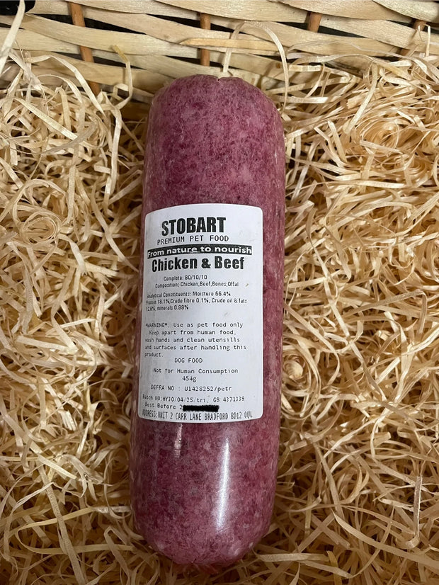 STOBART CHICKEN AND BEEF COMPLETE 80/10/10 454G