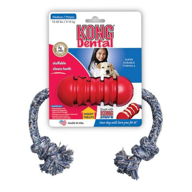 KONG DENTAL ON A ROPE MEDIUM
