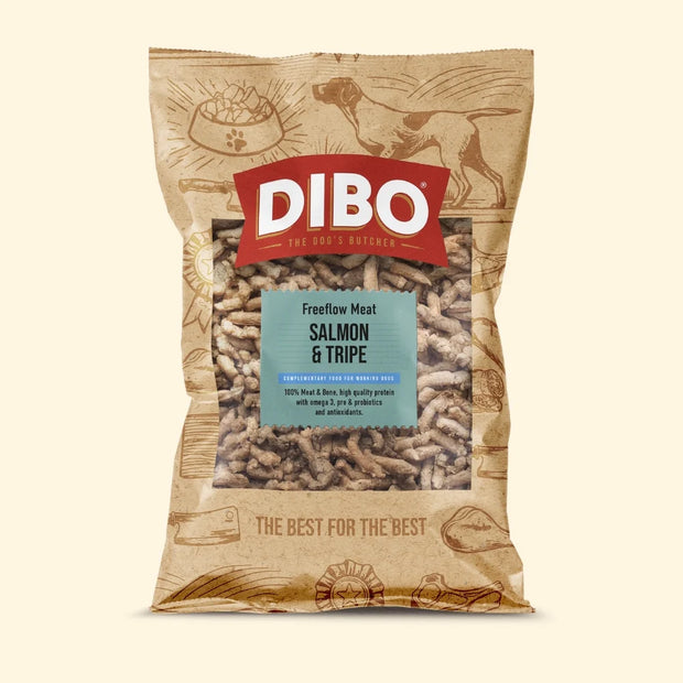 DIBO FREEFLOW MINCE SALMON AND TRIPE 1KG