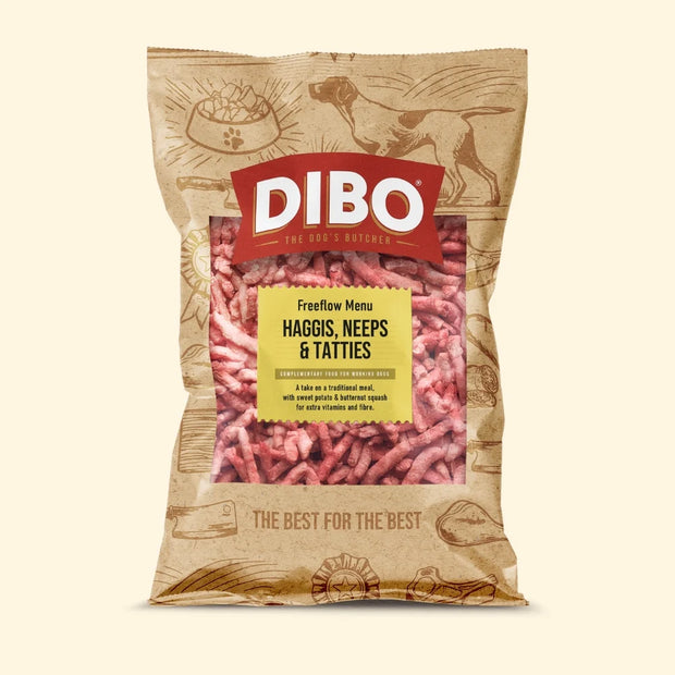 DIBO FREEFLOW MINCE HAGGIS, NEEPS AND TATTIES 1KG