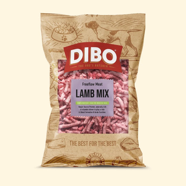 DIBO FREEFLOW MINCE LAMB MIX 80/10/10 1KG