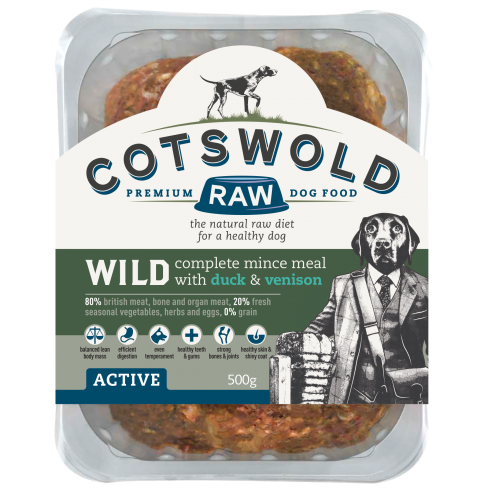 COTSWOLD WILD DUCK AND VENISON 500G