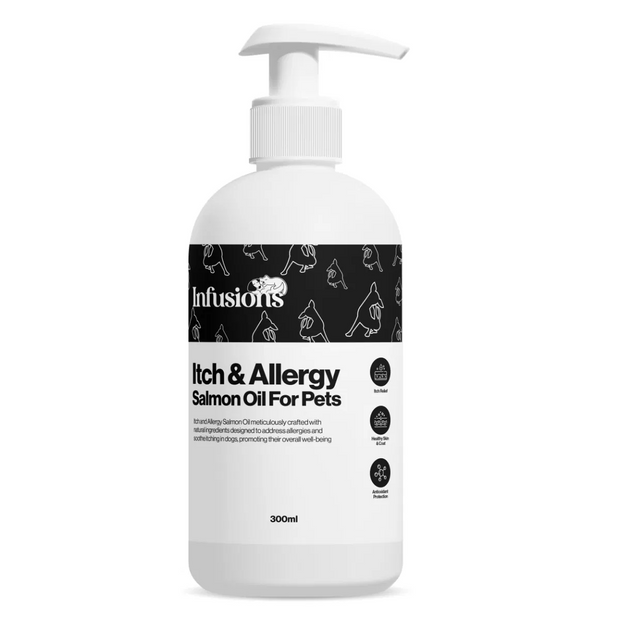 ITCH AND ALLERGY SALMON OIL 300ML