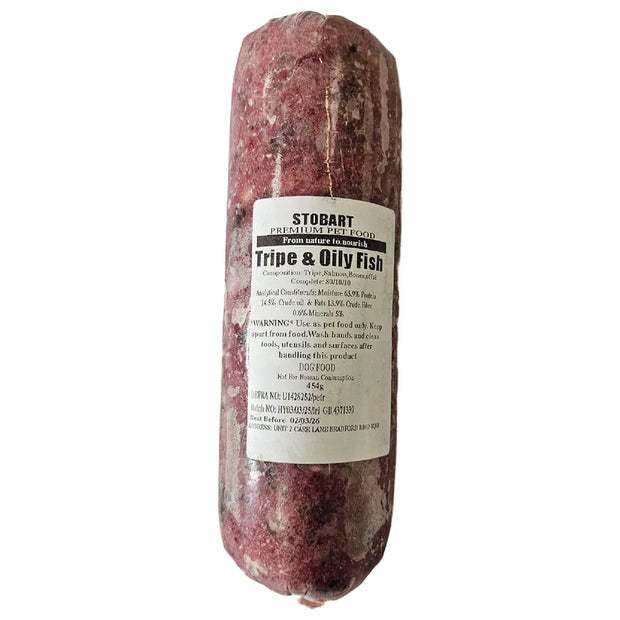 STOBART TRIPE AND OILY FISH COMPLETE 80/10/10 454G