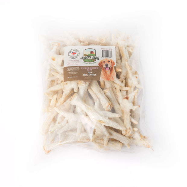 NOVA PUFFED CHICKEN FEET 1KG