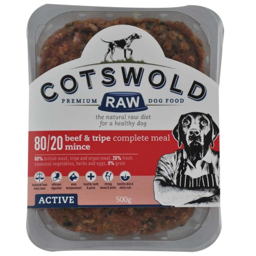 COTSWOLD ACTIVE BEEF AND TRIPE COMPLETE 500G