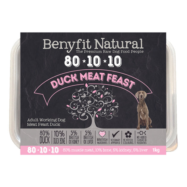 BENYFIT NATURAL DUCK MEAT FEAST 80-10-10 500G