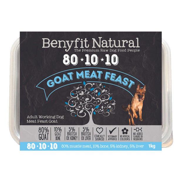 BENYFIT NATURAL GOAT MEAT FEAST 80-10-10 500G