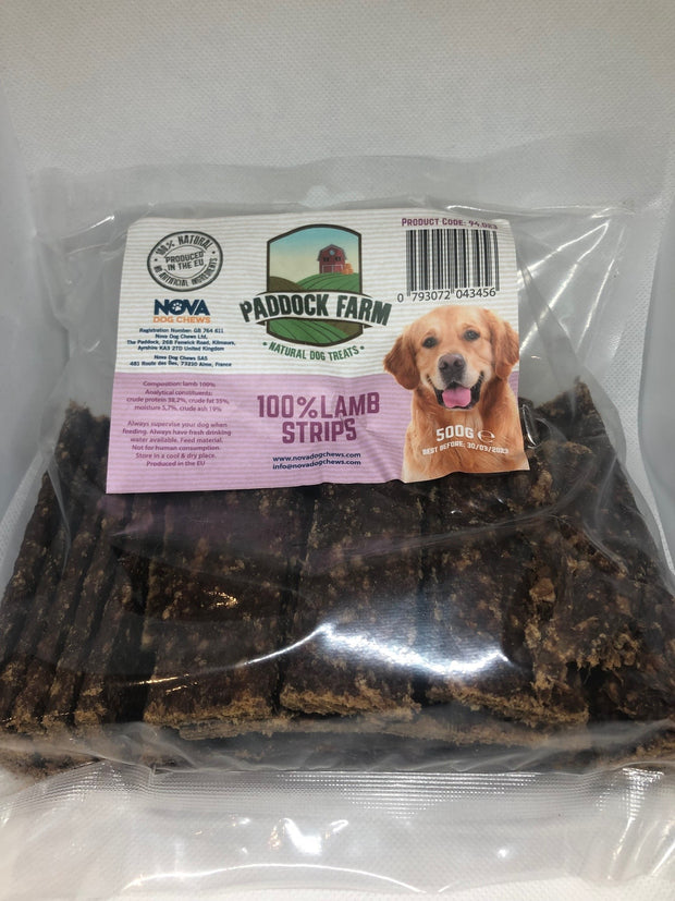 NOVA 100% LAMB STRIPS 500G