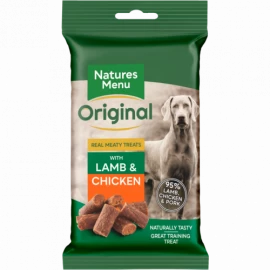 NATURES MENU ORIGINAL MEATY TREAT LAMB WITH CHICKEN 60G