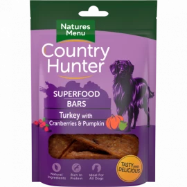 NATURES MENU SUPERFOOD BARS TURKEY 100G