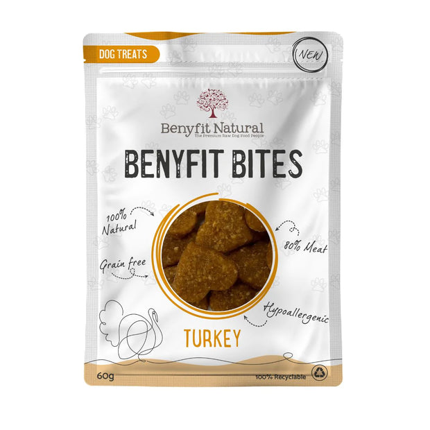 BENYFIT NATURAL BITES TURKEY 60G